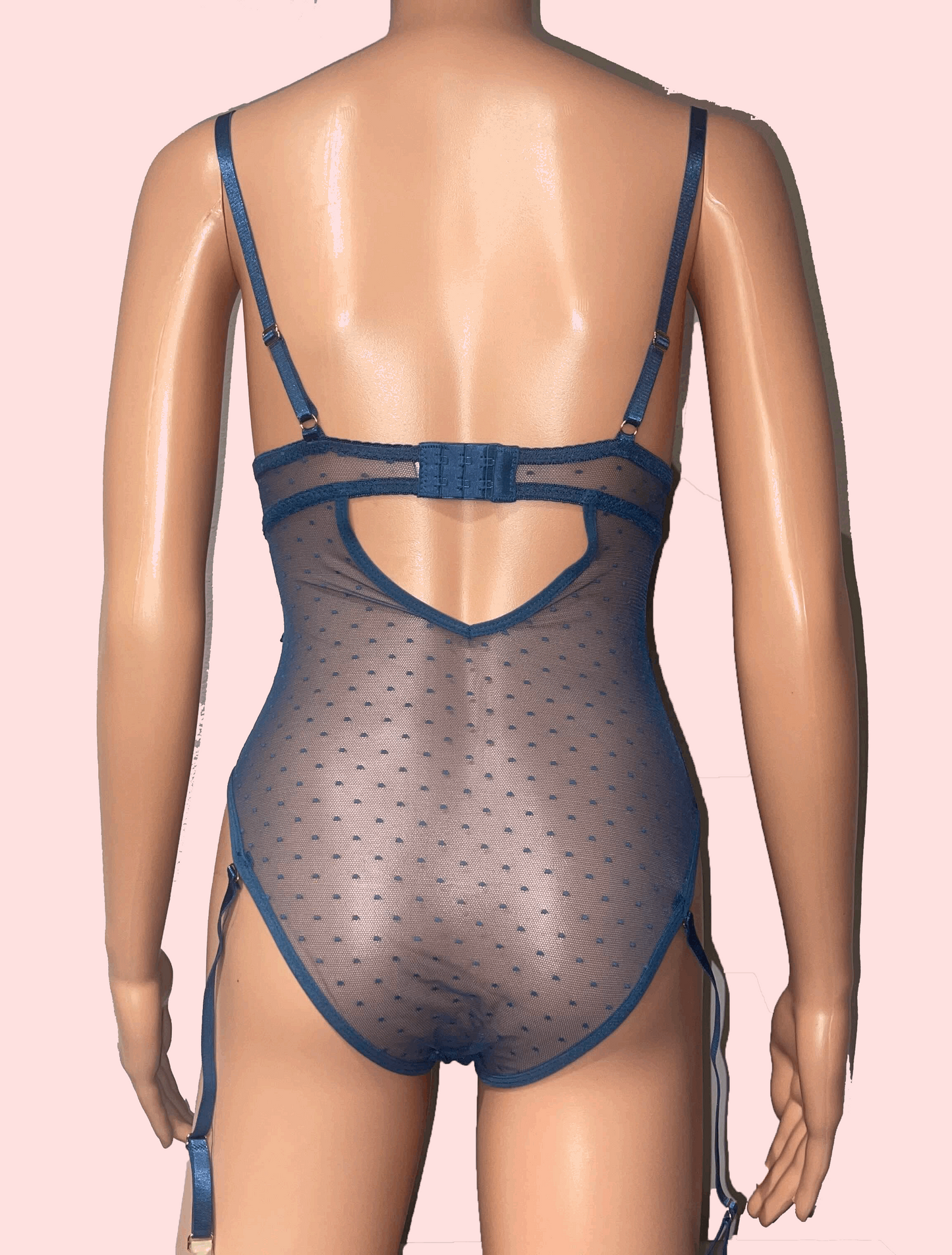 Polkadot lace bodysuit