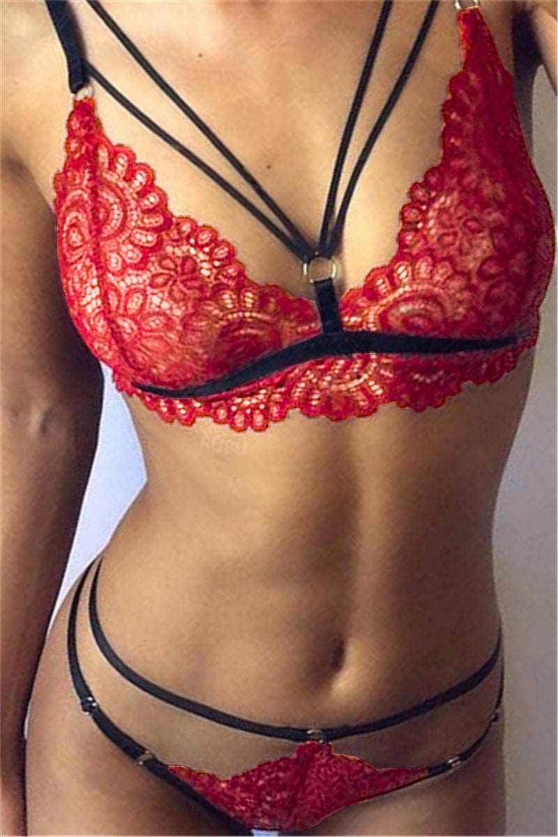 Two-Piece Steel ring Lingerie Set